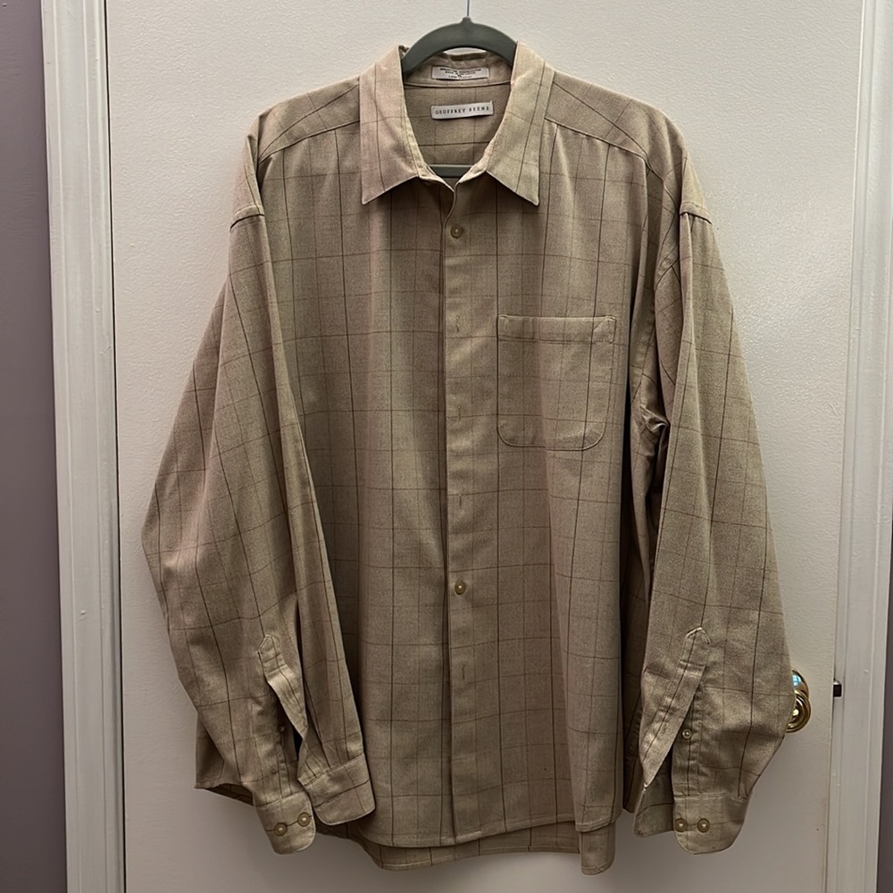 🫘GEOFFREY BEENE Men’s Shirt *EUC*